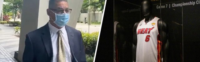 智能预测-曾贱卖詹姆斯球衣！热火安保盗窃案宣判：3年监禁+赔偿190万美元